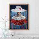 5D Diamond Painting Kit Girl Partial Special Shape Drill Rhinestone DIY Wall