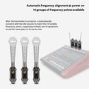 Microphone Wireless System Mic Wireless Transmitter Receiver for Mixer Reco