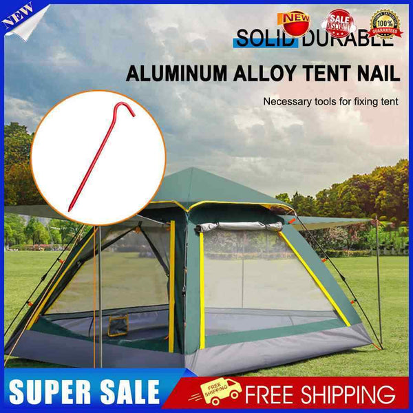 #A Outdoor Nails Aluminium Alloy Tent Accessories for Hammock Camping Awning Can