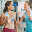 1000ML One-button Lock Sports Water Cup Leak-proof for Gym Outdoor (Blue) Newly