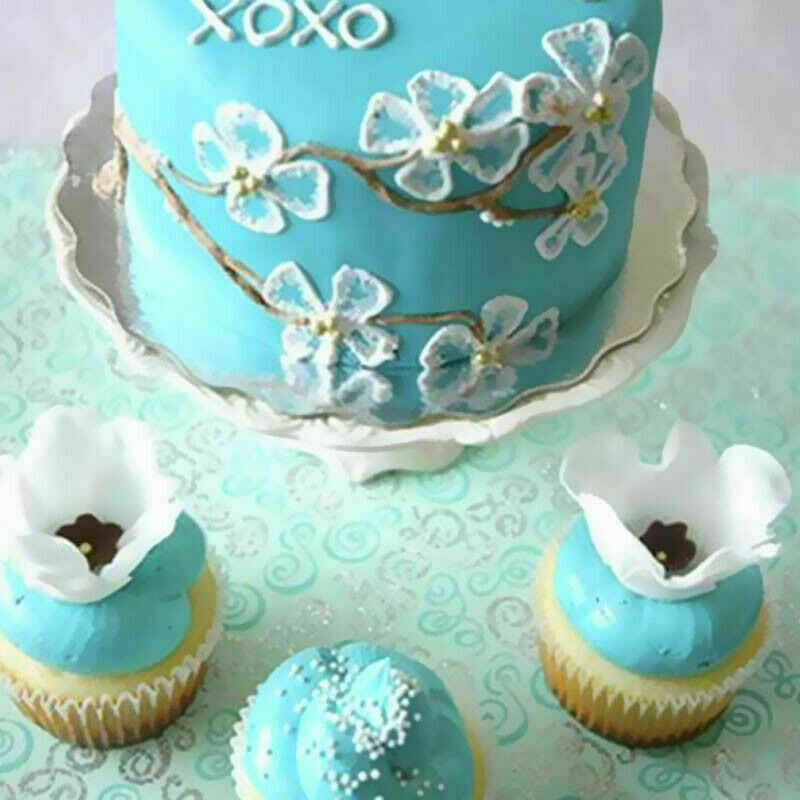 4 pcs*Plum Flower Icing Fondant Cake Sugarcraft Decorating Plunger J5P0 J0H2