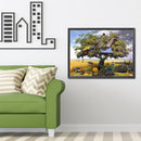 DIY Mosaic Rhinestone Drawing Tree House Full Drill Diamond Painting Home Decor