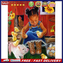 5D Diamond Painting Kit Kids Full Round Drill DIY Mosaic Rhinestone Picture