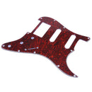 3 PLY Electric Guitar PVC Pickguard Protector for Fender Strat ST (Red) Newly