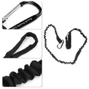 Kayak Canoe Paddle Rod Leash Safety Rope Carabiner Accessories Rowing Boat T3J2