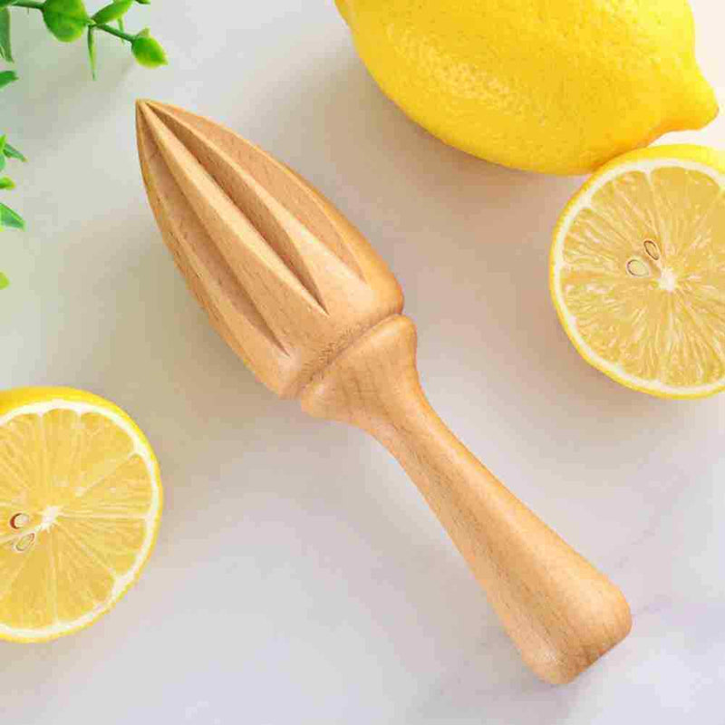 Wooden Lemon Squeezer Hand Press Juicer Fruit Orange Extractor Citrus Reame