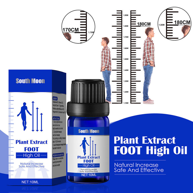 Grow Taller Oil Height Increase Essential Oil without Stimulation Foot Relaxation