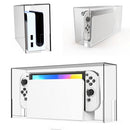 Game Console Dust Cover Acrylic Host Handle Protective Cover for NS OLED Newly