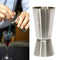 Steel Double Single Shot Measure Jigger Spirit Bar Cup CL D Cocktail X6W5