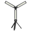 Portable LED Flashlight USB Folding Lamp for Bright Work with Brackets