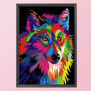 Cotton DIY Cross Stitch 11CT Stamped Colorful Animal Art Embroidery Kit Handw