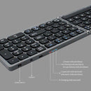 Folding Keyboard Bluetooth Wireless Keypad For iOS Android Windows iPad Tablet