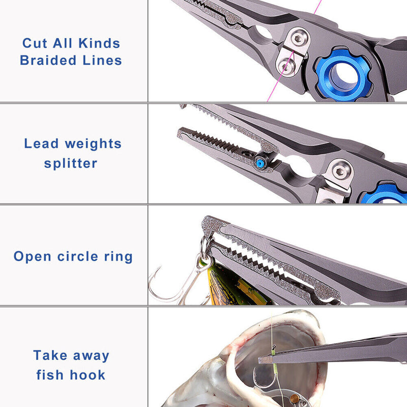 Outdoor Spring Fishing Bait Pliers Bait Hook Remover Multifunctional Device