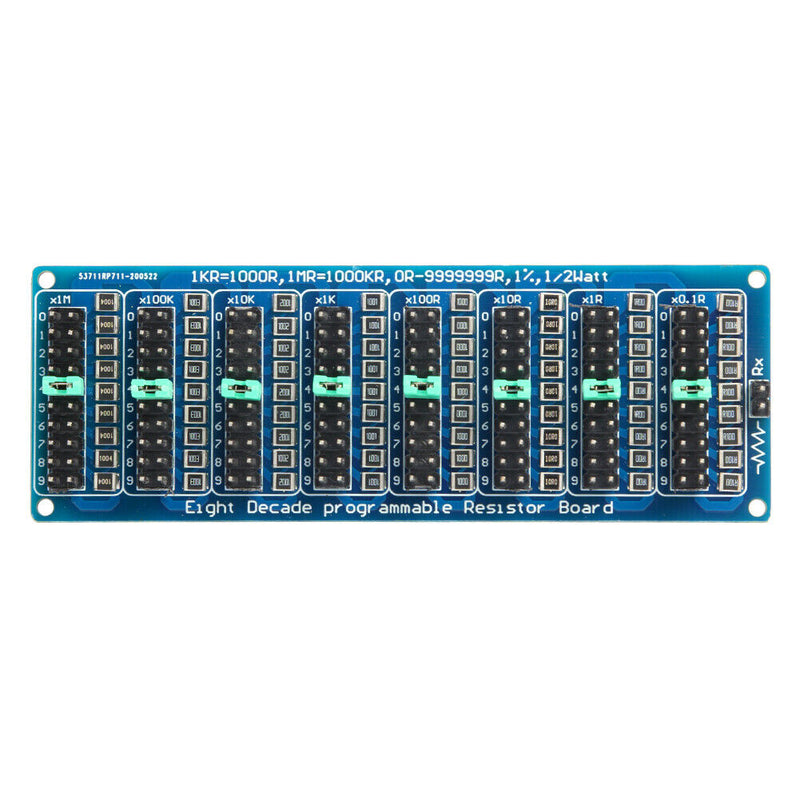 1R-9999999R Step Accuracy 0.1R 1/2 Watt Programmable Eight Decade Resistor