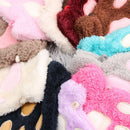 Fashion Winter Warm Plush Fluffy Cat Paw Mittens Children Gloves Fingerless
