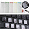 Russian Transparent Waterproof Stickers For PC Laptop Q2V9 Letter W1K5 W1V5