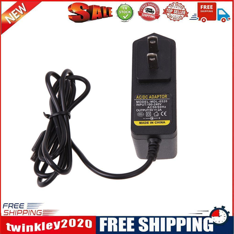 US AC to DC 5V 2A Micro USB Power Supply Adapter for Windows Android Tablet
