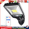 LED Solar Wall Light Outdoor Motion Sensor Lamp Garden Remote Lamp (30COB) Newly