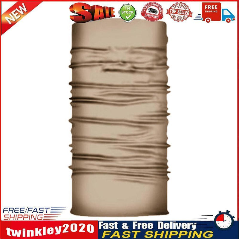 Cycling Camping Tube Scarf Outdoor Gaiter Bandana Headband (Cement Grey) Newly