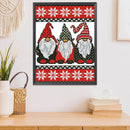 Three Goblins Cross Stitch 11CT Stamped DIY Canvas Embroidery Home Decor Kit