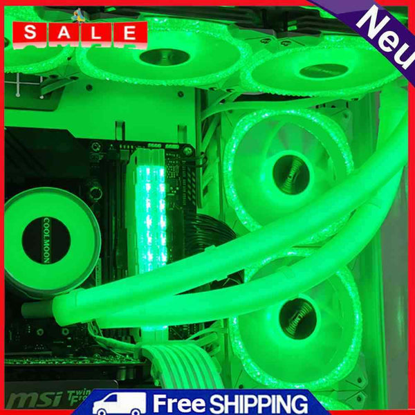 CoolMoon 2pcs Water Cooling Tube Aura Sync Water Cooled Tubes PC Decorative Case
