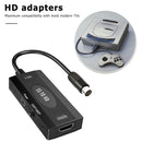 For Sega Saturn Console HD Adapter SS to HDMI-compatible Converter w/ USB Cable
