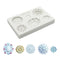 Drip Mold Silicone Mold 5 Cavity European Gem Chocolate Mould Turn Sugar