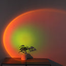 Rainbow Sunset Night Light Projector Atmosphere Rechargeable Lamp Colorful Lamps