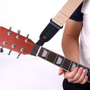 Leather Electric Guitar Strap Holder Button Safe Lock Belts for Bass Ukulele