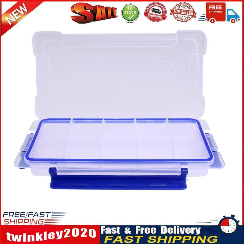 15 Slots Clear Plastic Storage Box Home Jewelry Sundries Organizer Boxes Newly