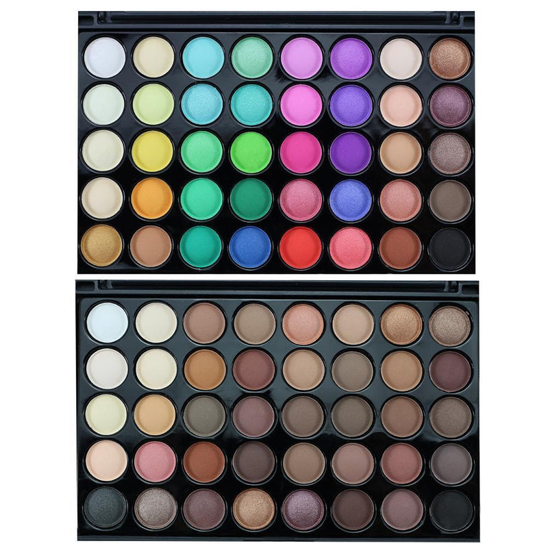 5Eyeshadow Brush Stick+40 Colors Cosmetic Matte Eyeshadow Highlight Palette