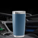 Stainless Ice Cooler Car Mug Vacuum Insulated Tea Water Bottle (Dark Green)