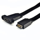 USB 3.1 Front Panel Header Type E M to Type C F Motherboard Expansion Cable Line