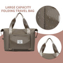 Travel Bag Folding Sports Bag Extra Expansion Women Storage Bag Luggage Strap