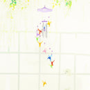 Creative Lucky Humming Bird Wind Bells Chimes Hanging Gifts Decor(Purple)