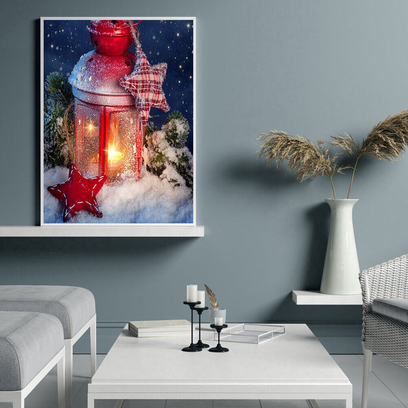 Oil Paint By Numbers Christmas Coloring Picture Digital