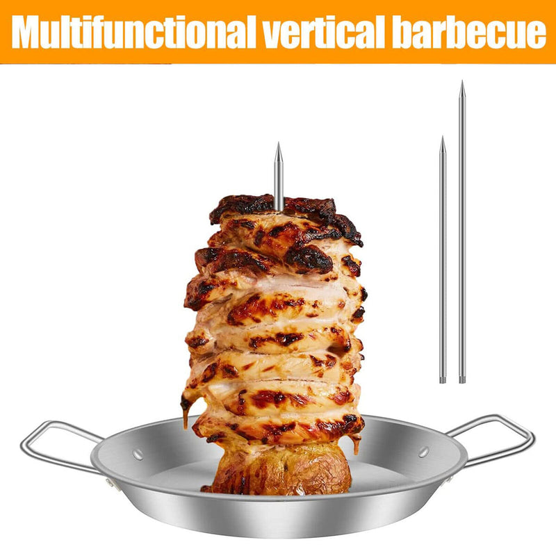 Stainless Steel Roasting Meat Spit Skewer Kitchen Supplies Meat Spit Stand