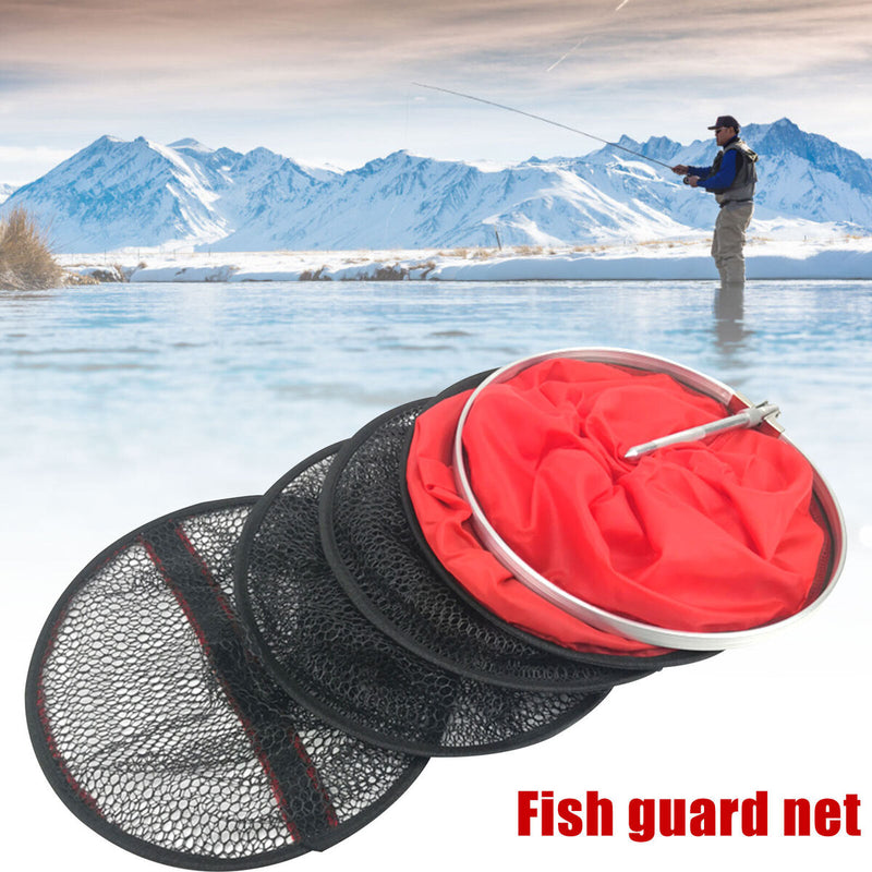 Aluminum Fishing Net Cage Foldable Floating Wire Fish Basket (30cmx2m) Newly