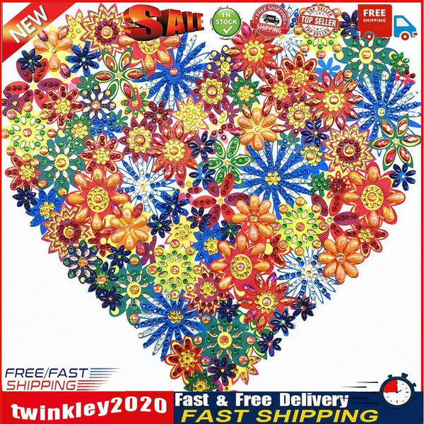 5D DIY Special Shaped Diamond Painting Love Cross Stitch Mosaic Craft Kits Newly