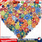 5D DIY Special Shaped Diamond Painting Love Cross Stitch Mosaic Craft Kits Newly