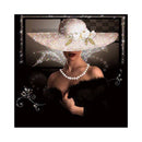Beauty Lady with Headdress 5D Diamond DIY Painting Kit Home Decor Part Round