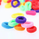 100pcs Cute Elastic Rope Baby Girl Fashion Hair Ties Holders-Hairbands L9O5