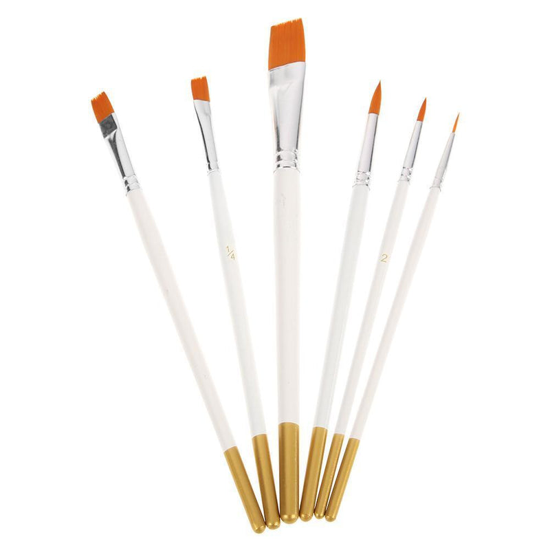 Matefield Painter's Brushes, Kids, Crafting, Watercolors, Acrylic, 6 S
