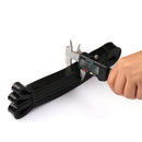 Elastic Resistance Band Exercise Gym Fitness Strength Belt (Black 22mm) Newly