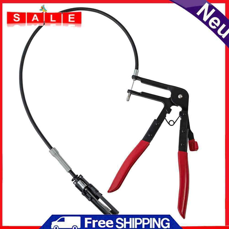 Long Reach Spring Cable Wire Clamp Folders Auto Car Vehicle Flexible Faucet Tool