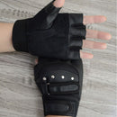 Accessories Motor Ride Driving Fingerless Punk Glove Gloves Leather Mittens