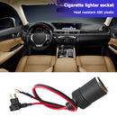 Car Cigarette Lighter Charger Cable Female Socket Plug Connector Adapter Holder