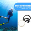 Diving Gear Scuba Diving 360 Degree Adjustable Mirror with Lanyard (White) Newly