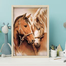 Two Horses Diamond Painting Kits Full Square Drill Home Wall Decor Art Craft