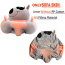 Baby Sofa Support Seat Cover Plush Learning To Sit Feeding Chair (Dog) Newly